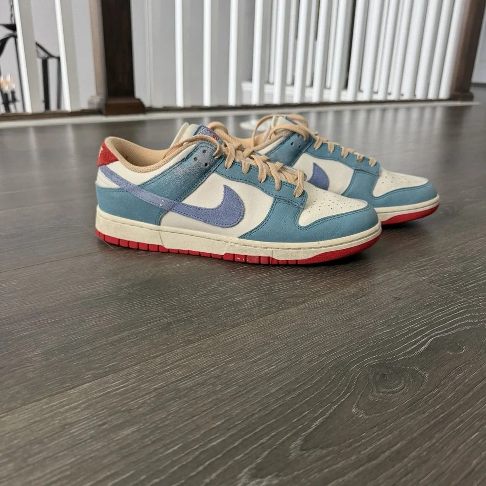 Nike Dunk Low PRM Sketch & Exploration HJ9112-110 Pale Ivory/Royal Pulse Sz 10